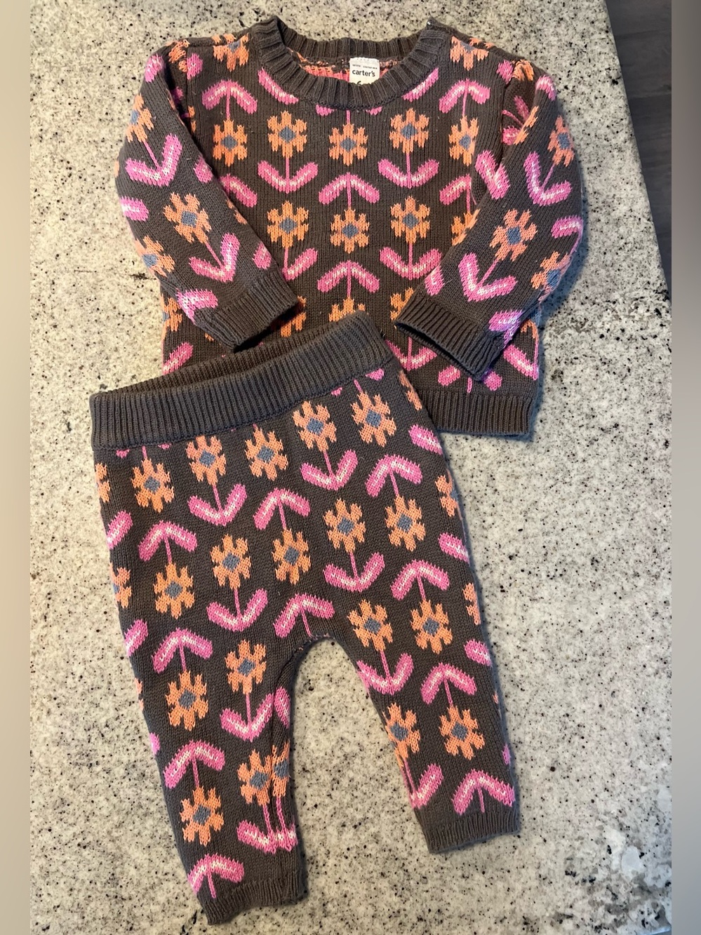 Baby toddler girl outfit 12 months matching set